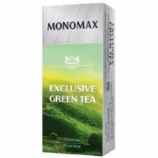 Чай зеленый Мономах листовой китайский EXCLUSIVE GREEN TEA 25 шт.