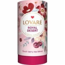 Чай Lovare цветочный и плодово-ягодный листовой Королевский десерт 80 г