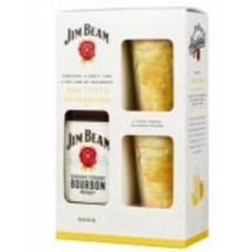 Бурбон Jim Beam White + 2 стакана Хайболл 0,7 л