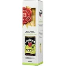 Ликер Jim Beam Apple 32,5% + стакан Хайболл в коробке 0,7 л
