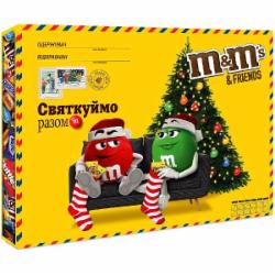 Набор подарочный M&M's 2021 M&M's&Friends L Бандероль 11 шт 316 г Набор подарочный M&M's 2021 M&M's&Friends L Бандероль 11 шт 316 г