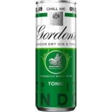 Слабоалкогольный напиток Gordon’s Gin-Tonic 5% (5000289930598) 0,25 л