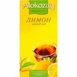 Чай черный Alokozay с лимоном 25 шт. 50 г