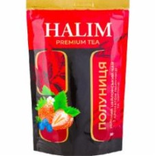 Чай зеленый Halim Клубника с ароматом клубники и черники 80 г
