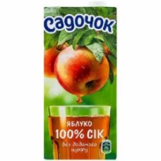 Сок Садочок яблочный 0,95л