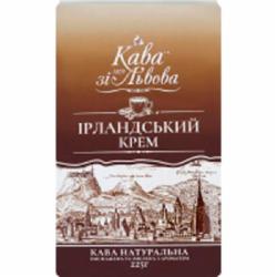 Кофе молотый Ирландский крем Кава зі Львова в/у 225 г