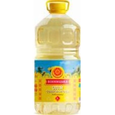 Масло подсолнечное ТМ Вінницька рафинированная 5 л