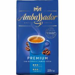 Кофе молотый Ambassador Premium 225 г