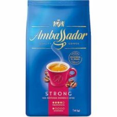 Кофе в зернах Ambassador Strong пакет 1000 г