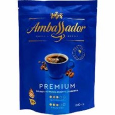 Кофе растворимый Ambassador Premium пакет 100 г