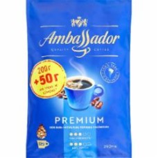 Кофе растворимый Ambassador Premium пакет 250 г