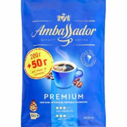 Кофе растворимый Ambassador Premium пакет 250 г