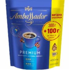 Кофе растворимый Ambassador Premium пакет 400 г