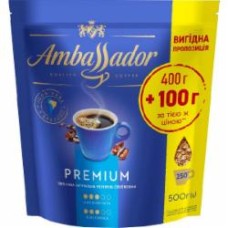 Кофе растворимый Ambassador Premium пакет 500 г