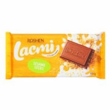 Молочный шоколад Roshen с сезамом Lacmi м/у 90г