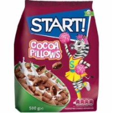 Завтраки готовые START с какао начинкой м/у 500 г