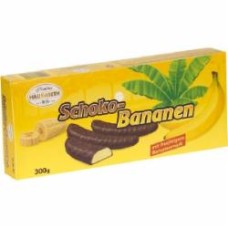 Конфеты Hauswirth Schokobananen Суфле в шоколаде банан 300 г (9001395807015)