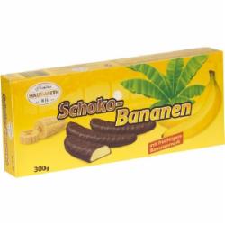 Конфеты Hauswirth Schokobananen Суфле в шоколаде банан 300 г (9001395807015)