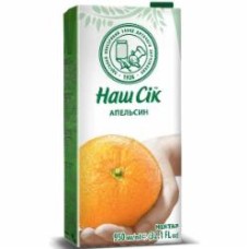 Нектар Наш Сік Апельсин 0,95 л
