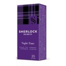 Чай черный Sherlock Secrets ЧАЙ ЧЕРНЫЙ БАЙХОВЫЙ NIGHT TIME SHERLOCK SECRETS К/У 25Х2Г 25 шт. 50 г