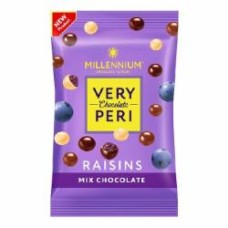 Драже Millennium изюм в черном, белом и молочном шоколаде 100 г (Very Peri)