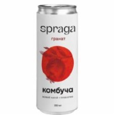 Комбуча Spraga Гранат ж/б 0,33 л