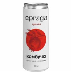 Комбуча Spraga Гранат ж/б 0,33 л