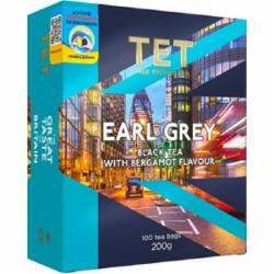Чай черный ТЕТ Earl Grey с ароматом бергамота 100 шт.