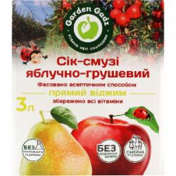 Сок-смузи Gadz яблочно-грушевый 3 л