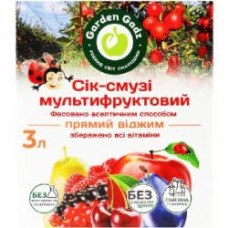 Сок-смузи Gadz мультифруктовый 3 л