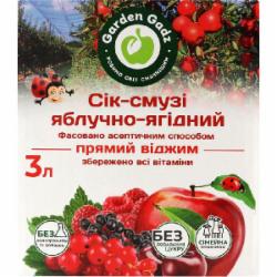 Сок-смузи Gadz яблочно-ягодный 3 л