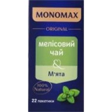 Чай Мономах Мелисса и мята в индивидуальных конвертах (22x1,5 г) 22 шт.