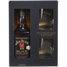 Виски Jim Beam Black Extra Aged 43% + 2 стакана 0,7 л