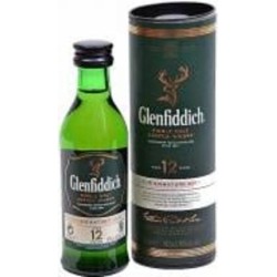 Виски Glenfiddich односолодовый 12 yo 0,05 л