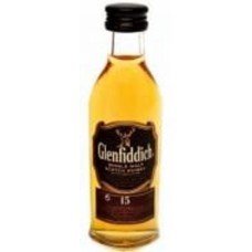 Виски Glenfiddich односолодовый 15 yo 0,05 л