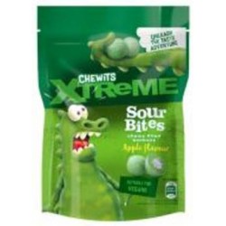 Конфеты жевательные Chewits Кислые яблоко-лимон 115 г