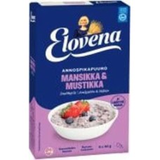 Каша овсяная Elovena клубника и черника 240 г