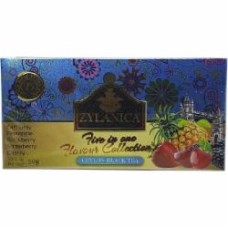 Чай черный Zylanica ассорти 5 ароматов 25 шт. 50 г