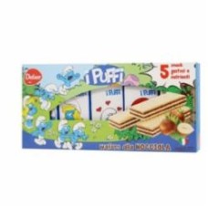 Вафли DELSER с ореховым кремом и Puffi 225 г
