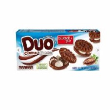 Печенье Duo Milk&Cocoa creme Duo Sweet Plus к/у 165 г