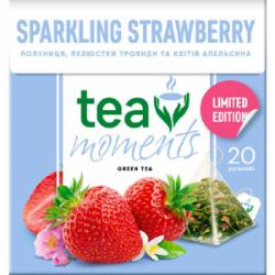 Чай Tea Moments Sparkling Strawberry в пирамидках 20 шт. 34 г
