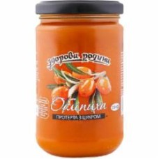 Фруктовая смесь Здорова родина Облепиха измельченная с сахаром 350 г