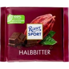 Черный шоколад Ritter Sport 50% 100 г
