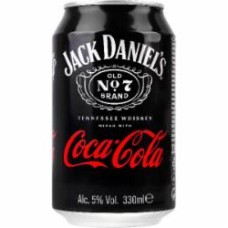 Слабоалкогольный напиток Jack Daniel's 5% Coca-Cola Tenness 0,33 л