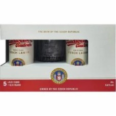 Набор пива Budweiser 0,5 л ж/б 5 шт. + кружка 0.3 л