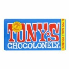 Черный шоколад Tony's Chocolonely 70% 180 г