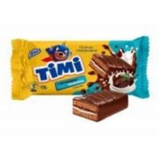 Пирожное глазированное с шоколадно-молочным вкусом Timi Konti м/у 5х38 г 190 г