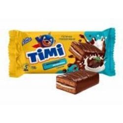 Пирожное глазированное с шоколадно-молочным вкусом Timi Konti м/у 5х38 г 190 г
