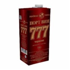 Вино ПОРТ ВИН 777 красный 1 л
