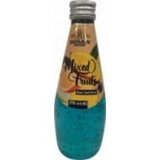 Безалкогольный напиток BISAN Mixed fruit с семенами базилика 0,29 л